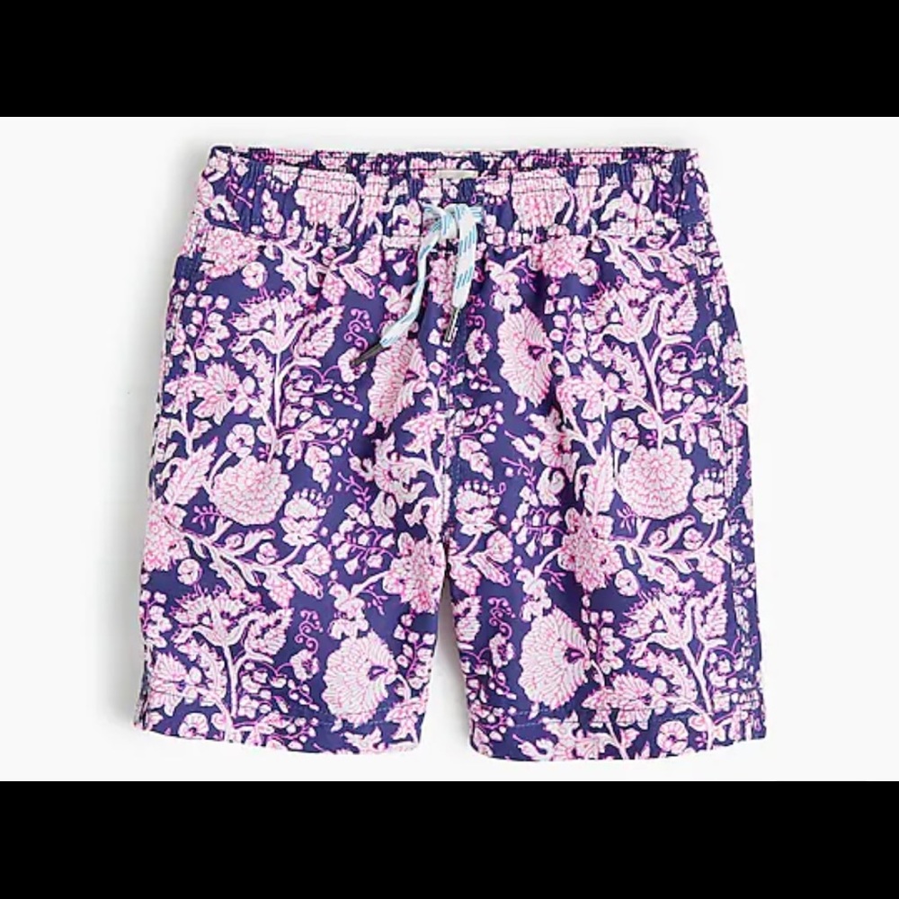J.Crew x SZ Blockprints Boys Swim Trunks - size 5